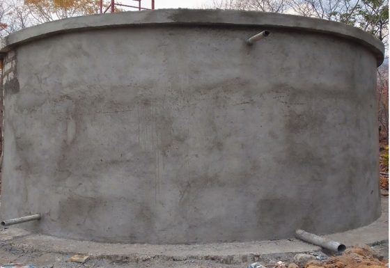 Construction of Water Storage Tank at KIHURUKU