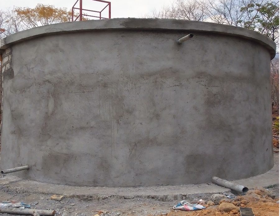 Construction of Water Storage Tank at KIHURUKU