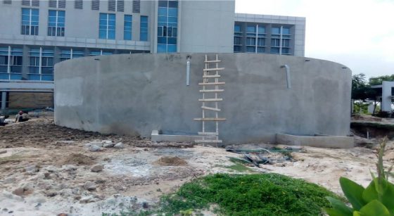 Construction of Water Storage Tank at Mloganzila Hospital Dar es Salaam